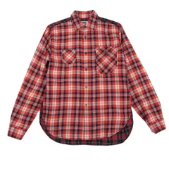 アイ ジュンヤワタナベ マン コムデギャルソンeYe JUNYA WATANABE MAN COMME des GARCONS チェック切替ネルシャツ 赤紺XSのサムネイル