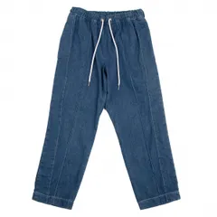 タケシコウサカバイ ワイズ ピンクレーベルTAKESHI KOSAKA by Y's Pink Label タックステッチドロストデニムパンツ インディゴ1のサムネイル