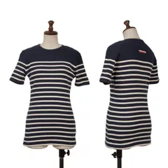 ジャンポールゴルチエJean Paul GAULTIER ボーター半袖Tシャツ 紺オフSのサムネイル