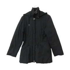 SPORTMAX スポーツマックス コート 中綿 パテッド ジャケット フーデッド アウター ブラック 38【M】 レディース 【中古】のサムネイル