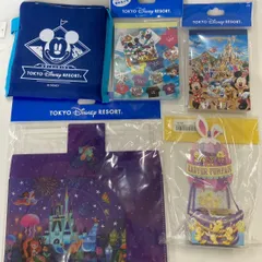 【新品・未使用】ディズニー　メモ帳　マスキングテープ　マスクケース　エコバッグ　東京ディズニーリゾート　お土産のサムネイル