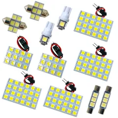 [ホワイト発光] デリカD:5 D5 前期 LED ルームランプ CV系 [H19.1～H24.7] ミツビシ 12点セット 室内灯 カスタム パーツ 車内灯 ホワイト 車検対応 カー用品のサムネイル