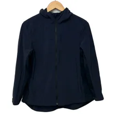 PLS+T(PLST)(プラステ) ブルゾン サイズM レディース美品  - ダークネイビー 長袖/ジップアップ/春/秋のサムネイル