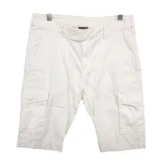 AKM エイケイエム ショートパンツ × WORLD WORKERS ワールドワーカーズ PT163 slim cargo shorts スリムカーゴショーツ ホワイト S メンズ 【中古】のサムネイル