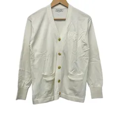DIOR/ChristianDior(ディオール/クリスチャンディオール) カーディガン サイズM レディース新品同様  - アイボリー 長袖/刺繍のサムネイル