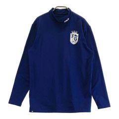 サイズ：L FILA GOLF フィラゴルフ 裏起毛 ハイネック 長袖Tシャツ ネイビー系 [240101746042] ゴルフウェア メンズ ストスト