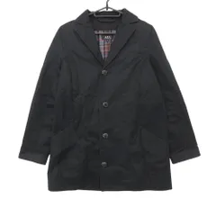 A.P.C. アーペーセー コート ウクライナ製 チェック柄裏地 ノッチドラペル アウター アセテート 本切羽 4B ブラック 34【XS】 メンズ 【中古】のサムネイル