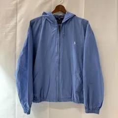 1280◇ジャケット フーテッドジャケット RALPH LAUREN ポロ ラルフローレン  ライトブルー Mサイズ フード付きアウターのサムネイル