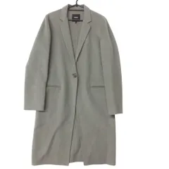 theory セオリー チェスターコート NEW DIVIDE ESSENTIAL COAT DF カシミヤ混 アウター グレー S レディース 【中古】のサムネイル