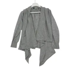 JOSEPH ジョセフ カーディガン カシミヤ100％ ニット ビックカラー ショールカラー アウター グレー M【M】 レディース 【中古】のサムネイル