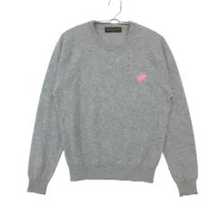 HUNTING WORLD ハンティングワールド ニット カシミヤ100％ セーター トップス ロゴ 長袖 グレー M【M】 レディース 【中古】のサムネイル