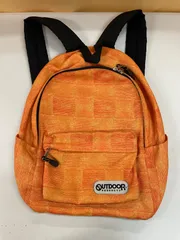 【TAKA149-10】◇  OUTDOOR PRODUCTS アウトドア プロダクツ  バック パック オレンジ チェック柄のサムネイル
