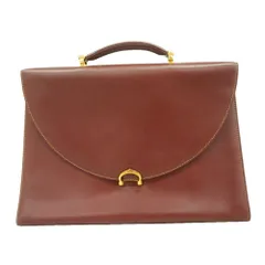 カルティエ(Cartier) カルティエ バッグ マスト レザー ボルドー メンズのサムネイル