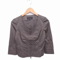 ボディドレッシングデラックス BODY DRESSING Deluxe ブルゾン ジャケット 薄手 ジップアップ 七分袖 36 カーキ /TT15のサムネイル