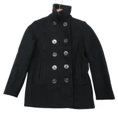 schott ショット BROS. ブロス 742SB BOYS ピーコート メルトン Pコート ジャケット ブルゾン アウター 上着 アメリカ製 ブラック 16【L】 レディース 【中古】のサムネイル