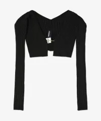 (新品) JACQUEMUS ジャックムス La Maille Pralu カーディガン ブラックのサムネイル