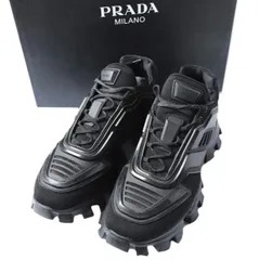 PRADA プラダ イタリア製 CLOUDBUST THUNDER クラウドバスト サンダー ニットファブリック スニーカー 2EG293 10(29cm) BLACK スニーカー シューズ g27620のサムネイル