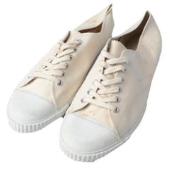 ドイツ軍 GERMAN ARMY TRETORN SNEAKER トレトン社製 キャンバスミリタリースニーカー 44(28.5cm) ECRU 軍物 ヴィンテージ TOURNAMENT スニーカー シューズ g10061