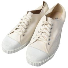 ドイツ軍 GERMAN ARMY TRETORN SNEAKER トレトン社製 キャンバスミリタリースニーカー 45(29cm) ECRU 軍物 ヴィンテージ TOURNAMENT スニーカー シューズ g10063
