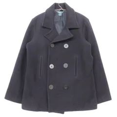 POLO RALPH LAUREN ポロ・ラルフローレン ピーコート メルトン ウール アウター ネイビーパープル L 14-16 レディース 【中古】のサムネイル