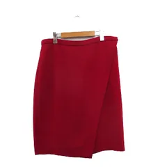 ジェイクルー J.CREW ラップスカート ロング シンプル 10 レッド 赤 /KT7のサムネイル
