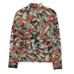Missoni ミッソーニ カットソー イタリア製 ウール混 カシミア混 柄 ホワイト×ベージュ 42【M】 レディース 【中古】のサムネイル