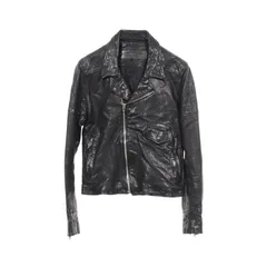 クロムハーツ CHROME HEARTS ライダースジャケット キッズ クリティンレザー ダブル ブラック その他 キッズ ライダースジャケット メンズ Used Bのサムネイル