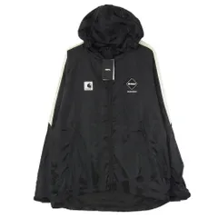 F.C.R.B. エフシーアールビー Carhartt カーハート 26SS FCRB-260121 × Carhartt WIP カーハート ワークインプログレス ナイロン フーデッド ウォームアップ ジャケット ブラック系 XL【新古品】【未使用】【中古】のサムネイル