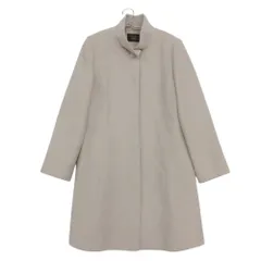 美品 Leilian レリアン コート カシミヤ100% スタンドカラー ロングコート ポケット付き ベージュ 7【S】 レディース 【中古】のサムネイル