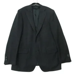 Salvatore Ferragamo サルヴァトーレフェラガモ テーラードジャケット 2B ブレザー ノッチドラペル 本切羽 シルク カシミヤ混 イタリア製 ネイビー 50 メンズ 【中古】のサムネイル