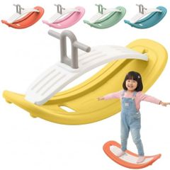 life_mart Balance Board 2-Way [75kg Weight Capacity, Washable] Core Training, for Children, Adults, Indoor Play, Kids Balance Board, Elementary School Students, Play Equipment, Fitness, Yoga Board, Diet Effects, Indoor Exercise, Toy 69704bc4