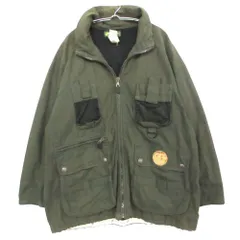 HUNTING WORLD ハンティングワールド ミリタリージャケット フィッシングジャケット アウター 裏地メッシュ フード カーキ XL メンズ 【中古】のサムネイル