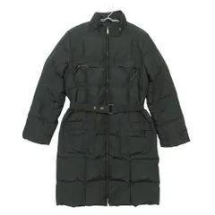 MAX MARA マックスマーラ WEEKEND ダウンジャケット コート ロング丈 ベルト付き ジップアップ アウター ブラック 40【M】 レディース 【中古】のサムネイル