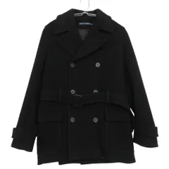 美品 RALPH LAUREN ラルフローレン ピーコート Pコート ダブルブレスト ジャケット ベルト付き ウール アウター ネイビー S メンズ 【中古】のサムネイル