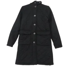 美品 Mackintosh マッキントッシュ 英国製 コート キルティング 中綿入り フーデット ジャケット ロング丈 内ボア アウター ブラック 34【XS】 レディース 【中古】のサムネイル