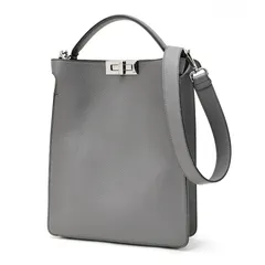 フェンディ / FENDI　ピーカブー エックス ライト スモール / ショルダーバッグ　7VA611　セレリアレザー　グレー系 【中古美品】のサムネイル