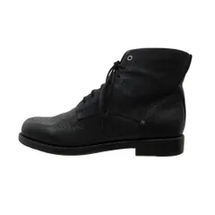 rag & bone ラグアンドボーン ブーツ レースアップ ショートブーツ スエード レザー切替 WESSEX LACE UP ネイビー 8 25cm レディース 【中古】のサムネイル