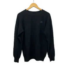 THE NORTH FACE(ノースフェイス) 長袖セーター サイズL メンズ美品  - 黒 クルーネックのサムネイル