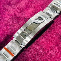 腕時計ベルト 20mm オイスターブレス ステンレス シルバー 互換品 ノーロゴ ロレックス対応 センターポリッシュ デイトナ サブマリーナ グライドロックのサムネイル