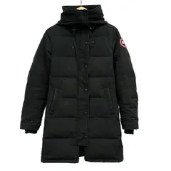 CANADA GOOSE(カナダグース) ダウンコート サイズM/M M レディース - 2302JL 黒 長袖/ジップアップ/フード付き/冬のサムネイル