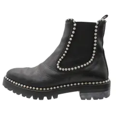 Alexander Wang アレキサンダーワン ブーツ スタッズ サイドゴア ショートブーツ レザー シューズ 靴 ブラック 23.5cm レディース 【中古】のサムネイル