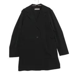JIL SANDER ジルサンダー チェスターコート ジャケット ロング丈 イタリア製 アウター ブラック 36【S】 レディース 【中古】のサムネイル