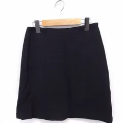 デミルクス ビームス Demi-Luxe BEAMS スカート 台形 ミニ ジップ シンプル 36 ブラック 黒 /FT43のサムネイル