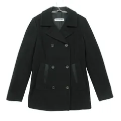JIL SANDER ジルサンダー ピーコート Pコート ダブルブレスト ジャケット カシミヤブレンド ブラック 34【XS】 レディース 【中古】のサムネイル