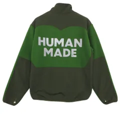 HUMAN MADE ヒューマンメード ブルゾン フリース ジャケット トレーナー リフレクター バックロゴ グリーン L メンズ 【中古】のサムネイル