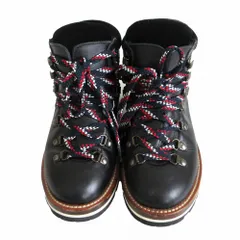 MONCLER モンクレール ブーツ レザー トレッキングブーツ ワークブーツ シューズ ブラック 36 23cm レディース 【中古】のサムネイル