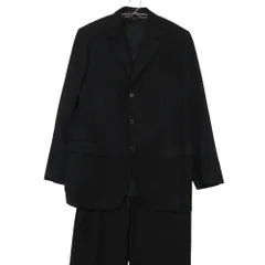 Brioni ブリオーニ スーツ NOMENTANO ALFA セットアップ 3B ジャケット スラックス パンツ ストライプ柄 ダークネイビー 54【XL】 メンズ 【中古】のサムネイル