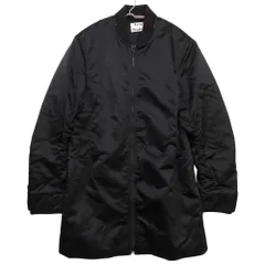 ACNE STUDIOS アクネストゥディオズ LEXI BOMBER ナイロンジャケット ルーシュ サテン ボンバー アウター ロング コート ダブルジップ ブラック 34【XS】 レディース 【中古】のサムネイル
