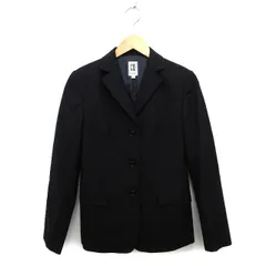 エムケー ミッシェルクラン MK MICHEL KLEIN ジャケット アウター テーラード 総裏地 ウール スリット 38 黒 ブラック /NT2のサムネイル