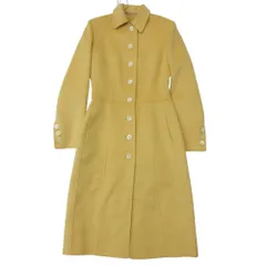 PRADA プラダ コート アンゴラ カシミヤ シャギー ジャケット アウター イエロー 38【M】 レディース 【中古】のサムネイル